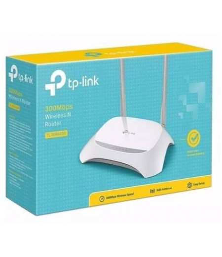 راوتر TP-Link TL-WR840N 300 Mbps وايرليس - أبيض